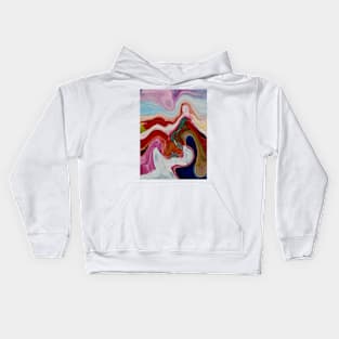 The reclining  man Kids Hoodie